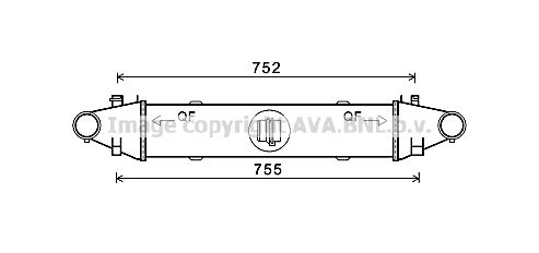 AVA QUALITY COOLING Starpdzesētājs MSA4556